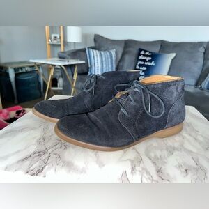 Dark Blue Suede Shoes